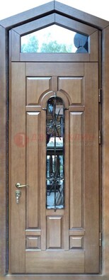 Железная дверь Винорит с фрамугой для частного дома ДФГ-34 в Брянске