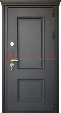 Чёрная дверь с МДФ ДМ-520 В Ижевске